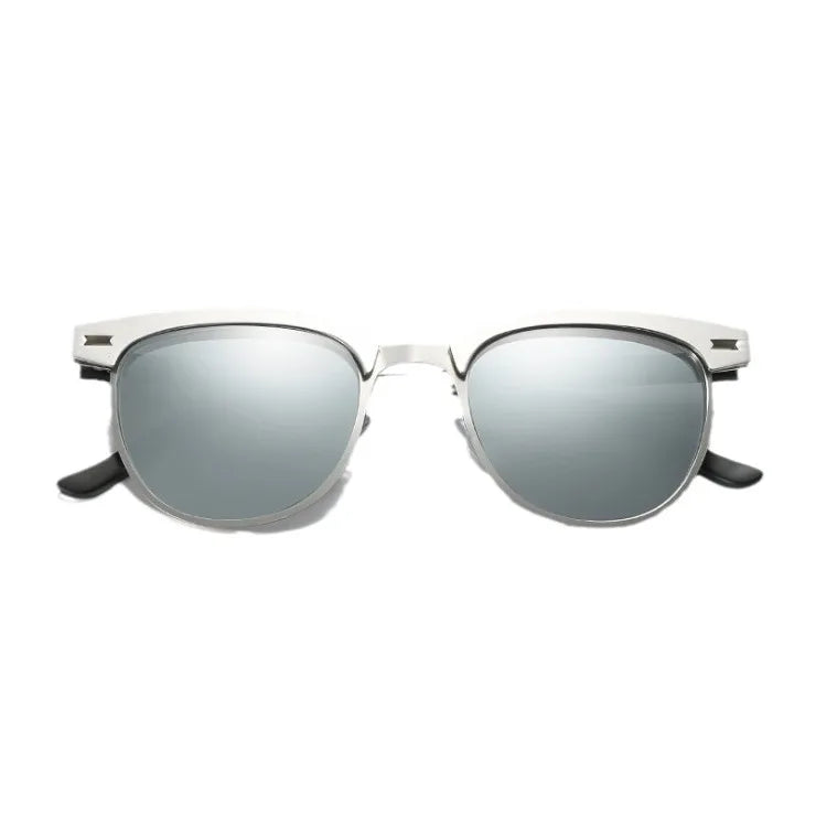 Polarisierende Sonnenbrille Männer Kleine Runde Rahmen Retro Flow Sonnenschutz UV Gläser Sport Outdoor Reise Brillen T248