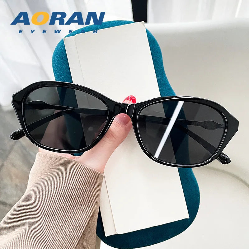 Sonnenbrille für Damen, Modetrend, hochwertige Rahmenbrille, Sonnenbrille mit kleinem Rahmen