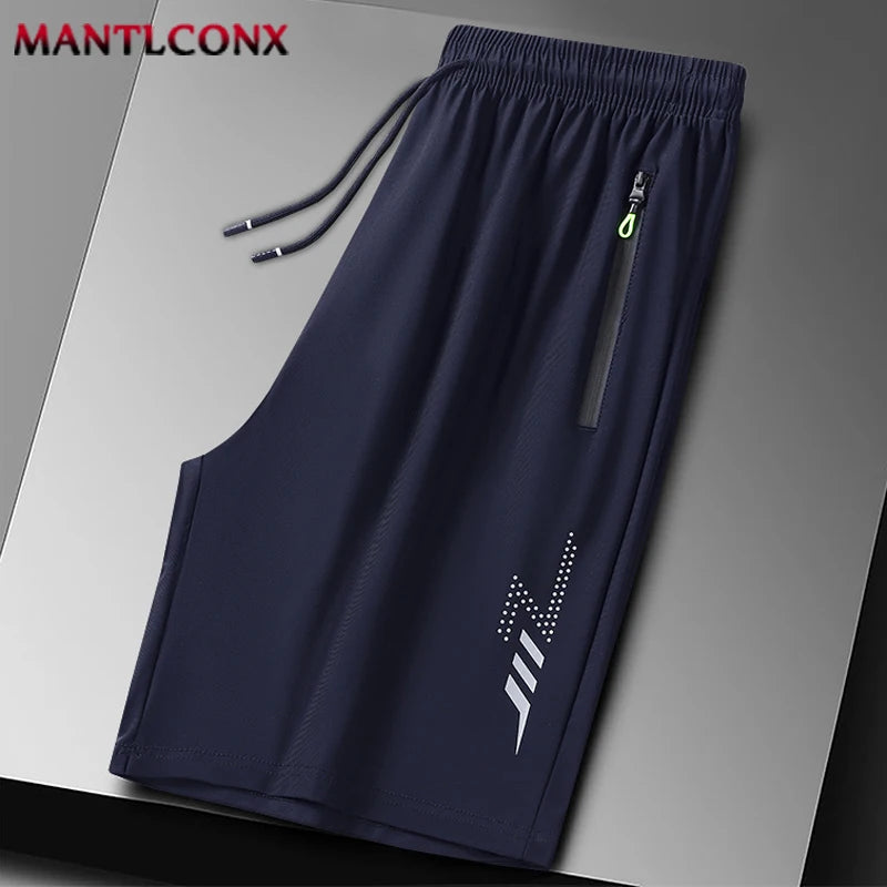 Sommer Herren Shorts Coole Sportbekleidung Laufshorts Lässige Hosen Fitnessstudio Training Jogging Kurze Hosen Herren Schwarz Grau