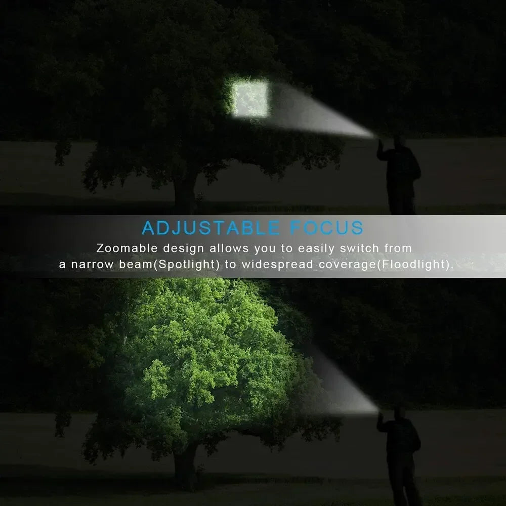 T6 Starke Licht Taschenlampe LED Aluminium Legierung Teleskop Zoom Batterie Version Aufladen Outdoor Suchscheinwerfer Fernbedienung Taschenlampe