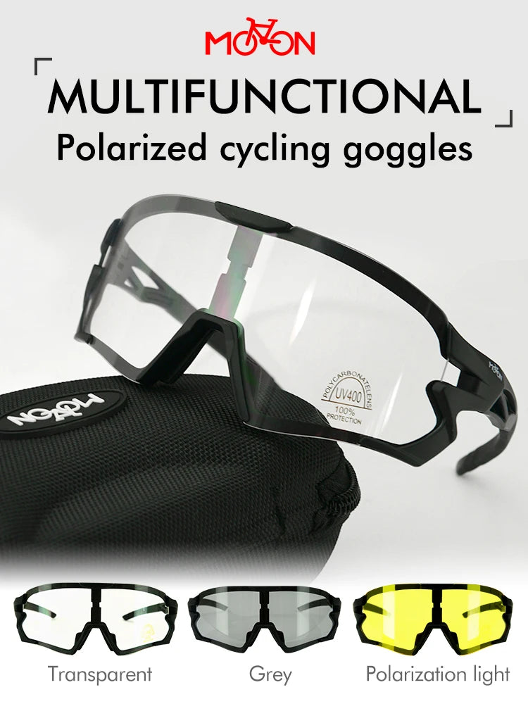 MOON Mountainbike-Sonnenbrille – Stilvolle Rennradbrille für Männer und Frauen, perfekt für Outdoor-Reiten und Sport