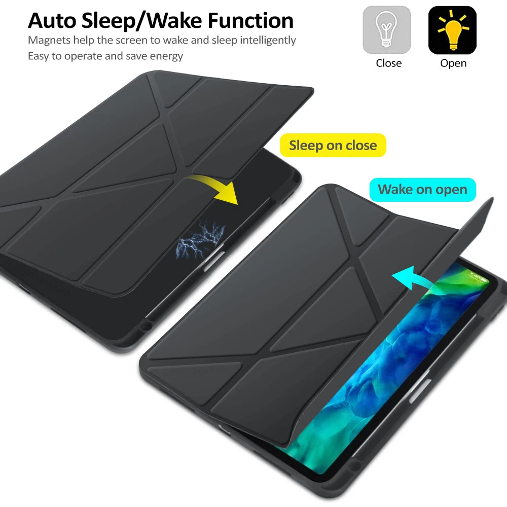 Fall Für iPad Pro 11 12 9 Zoll 2020 2022 2024 Abdeckung Für iPad 9th 10th 7th 8th Air 4 5 10,2 10,9 Abdeckungen iPad Mini 6 Fällen