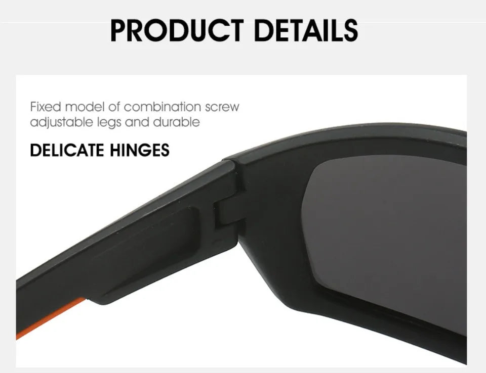Neue Sonnenbrille für Männer Sport Polarisierte Quadratischen Rahmen Camouflage Sonnenbrille Fahren Angeln Radfahren Skifahren Sonne Brillen UV400