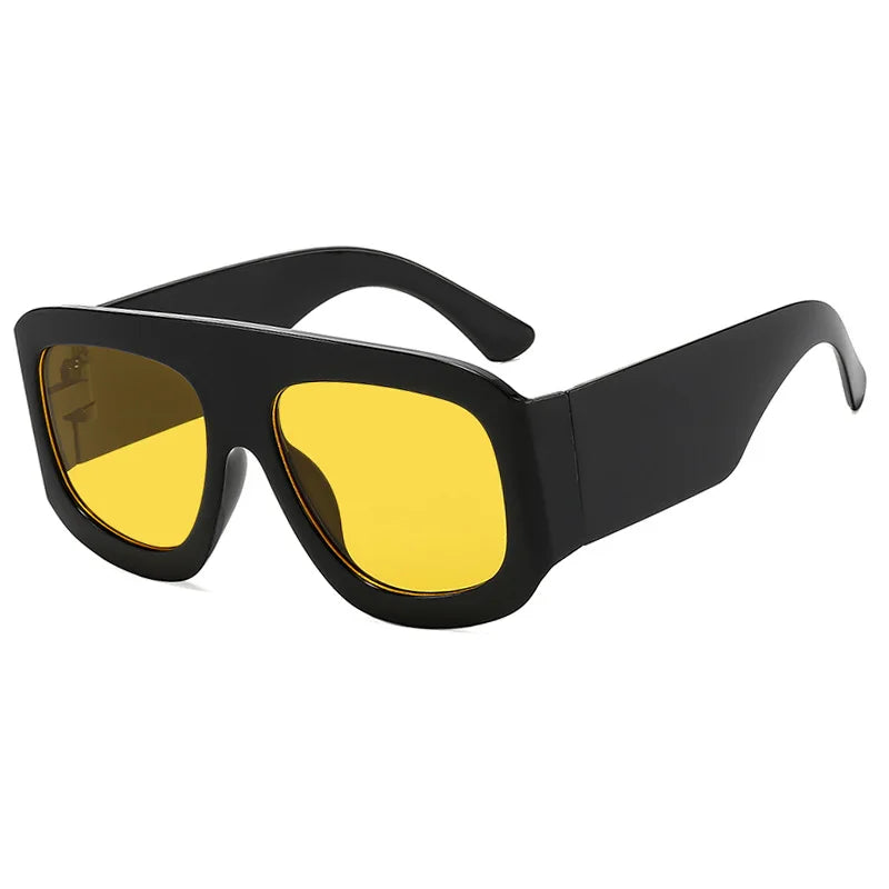 Übergroße quadratische Sonnenbrille für Männer und Frauen, 2025, neueste Mode, trendige INS-Partybrille, Unisex, stilvolles Accessoire, Freundschaftsgeschenke