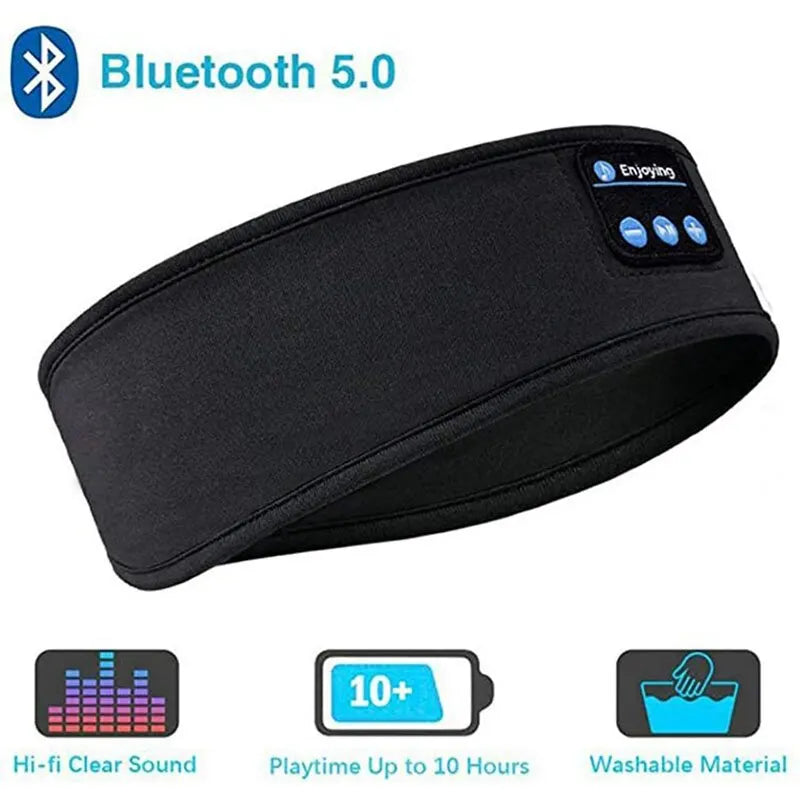 Fone Bluetooth-Kopfhörer Sport Schlaf Stirnband elastische drahtlose Kopfhörer Musik Augen maske drahtlose Bluetooth-Headset Stirnband