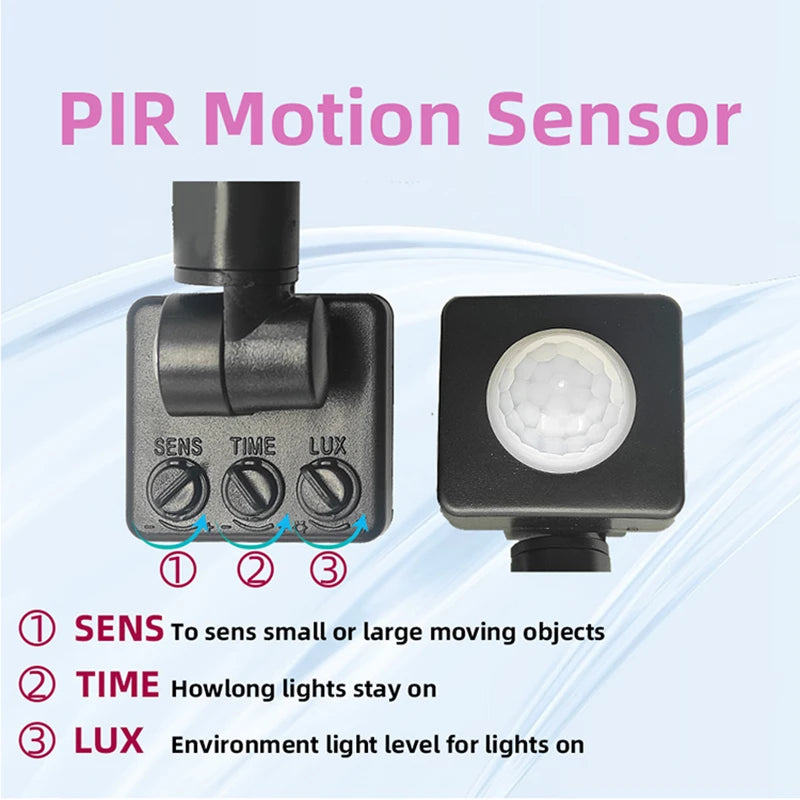LED PIR Motion Sensor Flutlicht Outdoor Wand Licht Weißes Licht 100W 50W 30W 20W 10W IP66 Wasserdichte LED Strahler Für Garten