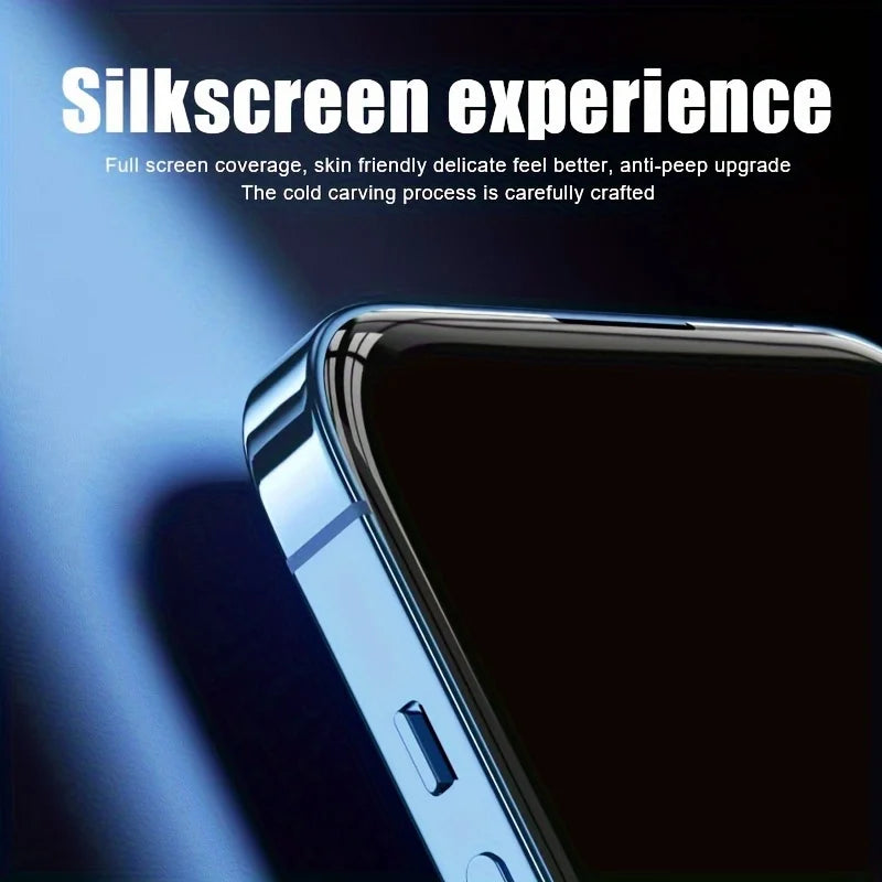 Anti-Spy gehärtetes Glas für iPhone 13 12 Mini 11 14 15 Plus 16 Pro Max 17 Air 16e Privatsphäre Displayschutzfolie iPhone XR X XS Max 7 8 Film