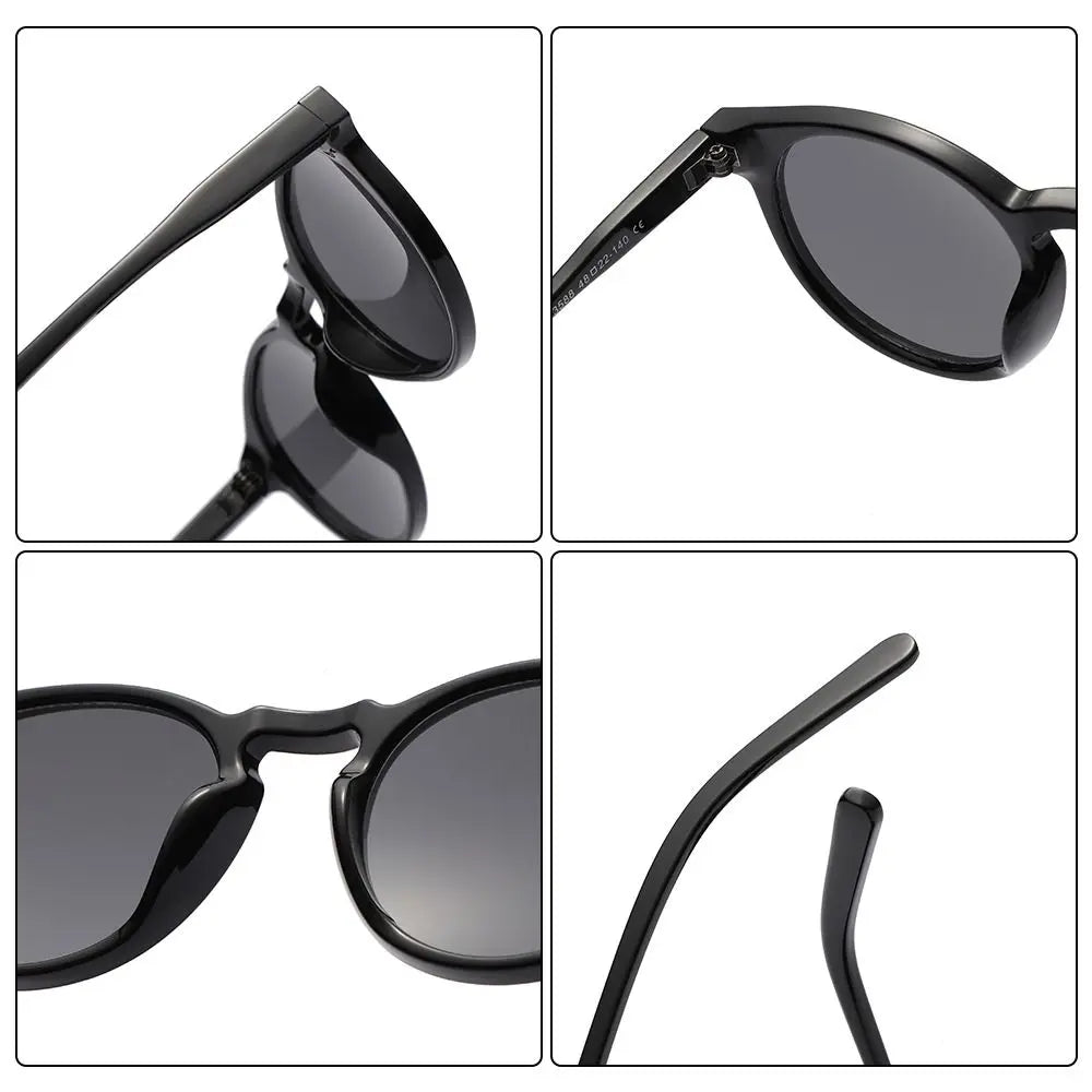 Schwarze Sonnenbrille Mode Sonne UV400 Schutzbrille Retro Brillen Reisen