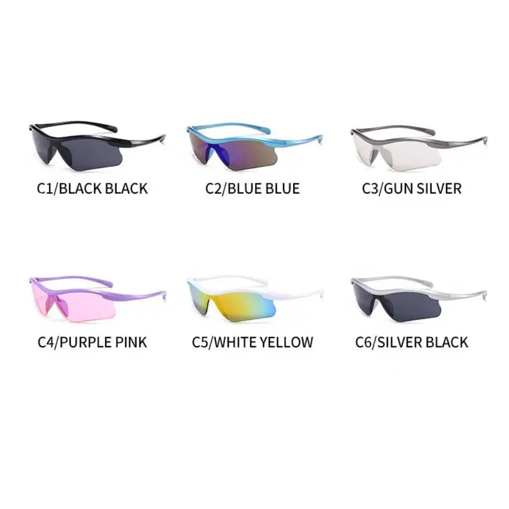Outdoor-Sport Sonnenbrille Mode Frauen Männer halb randlose Sonnenbrille Fahrrad brille Fahrrad brille