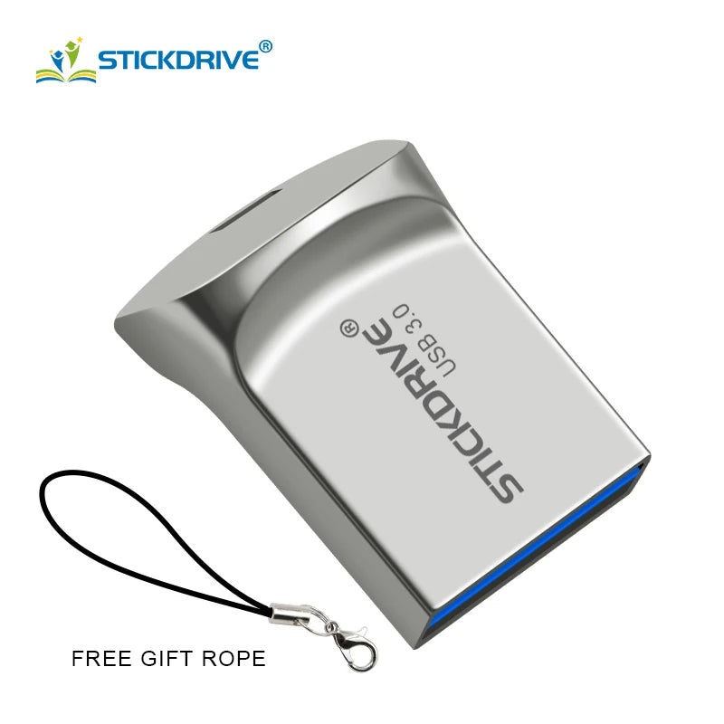Hochgeschwindigkeits-Mini-USB3.0-Flash-Laufwerk, 16 GB, 32 GB, 64 GB, 128 GB, 256 GB, Metall-Stick, wasserdichter USB 3.0-Festplatten-Speicherstick
