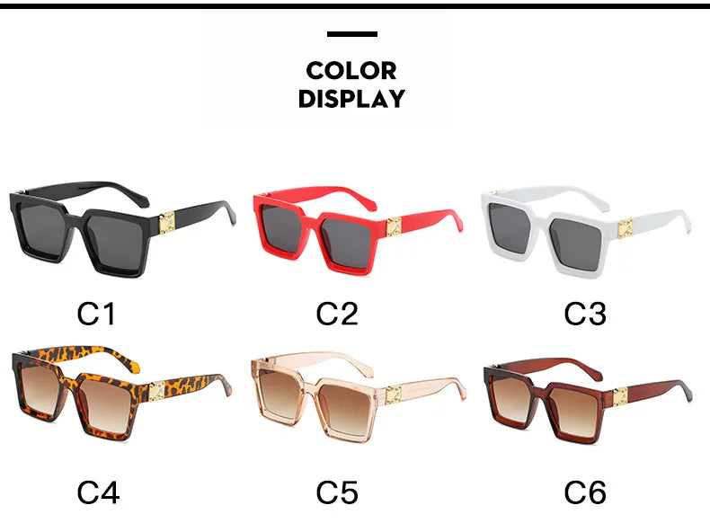 Quadratische Sonnenbrille Männer Luxus Marke Designer Männer Brillen Luxus Retro Hohe Qualität UV400 Gafas De Sol Hombre