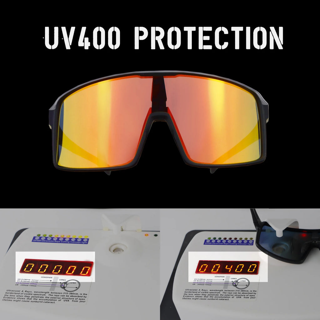 Radfahren Sonnenbrillen Outdoor Sport Sonnenbrillen Rennrad MTB Fahrrad Reiten Goggle Brillen für Mann Frauen Singa Radfahren Gläser