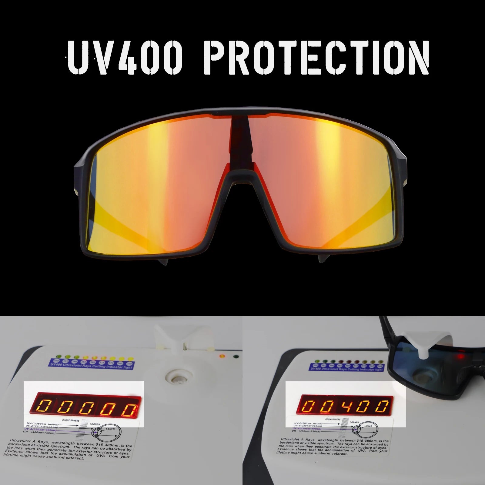 Radfahren Sonnenbrillen Outdoor Sport Sonnenbrillen Rennrad MTB Fahrrad Reiten Goggle Brillen für Mann Frauen Singa Radfahren Gläser