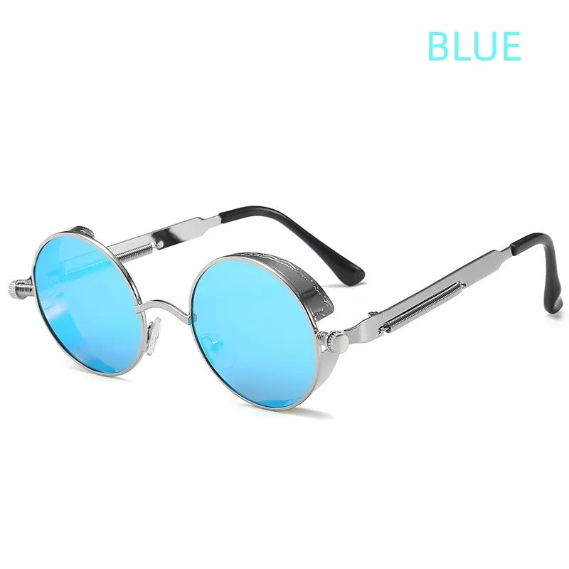 Steampunk Brille neue Mode runde Sonnenbrille Europa und die Vereinigten Staaten Retro Brille Trend Männer und Frauen Modelle Sonnenbrillen