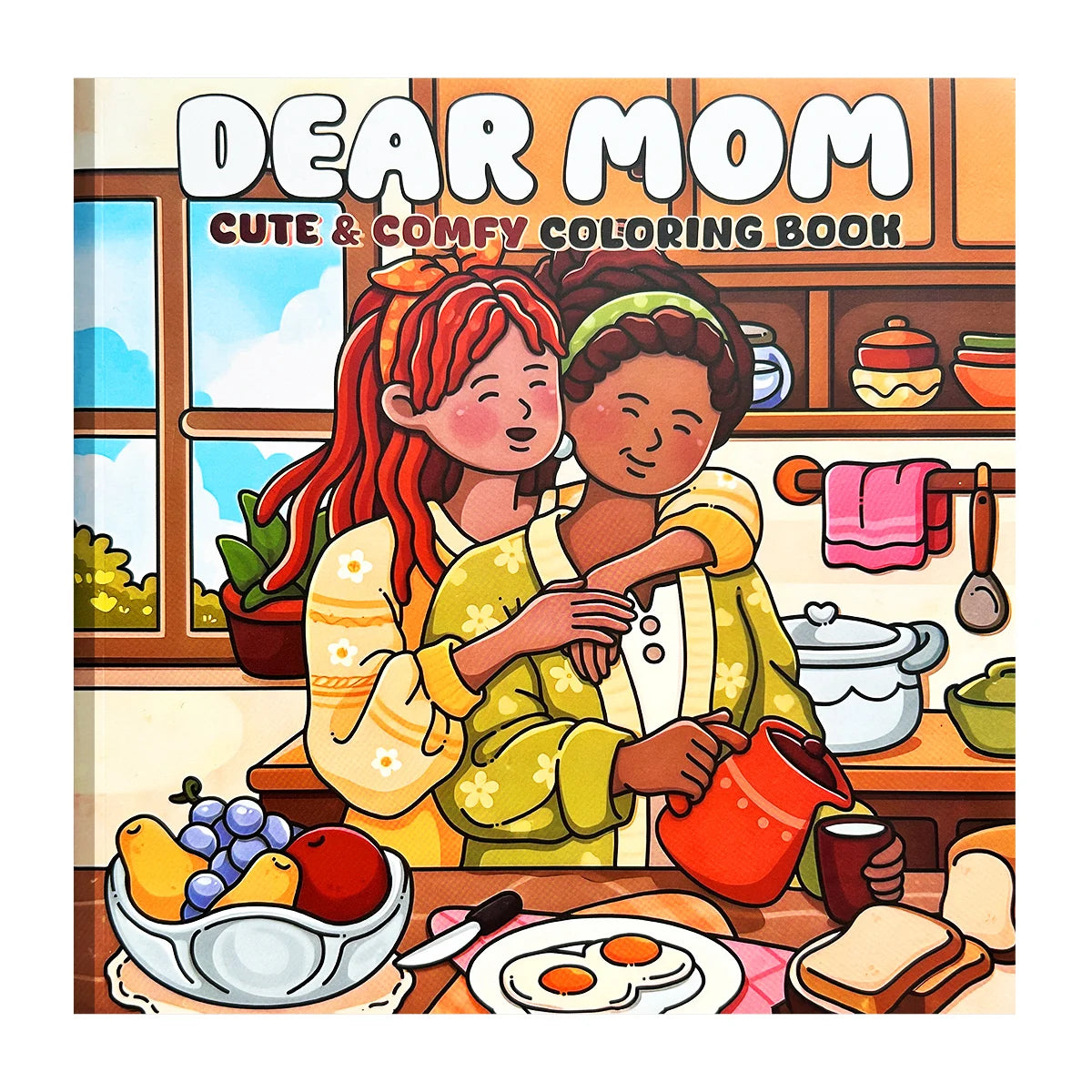 Teeny Baby Cozy Home Malbücher für Erwachsene – 9 Themen Hygge Lifestyle, süßer, bequemer Stressabbau, 2024 neue Kunsttherapie für Erwachsene