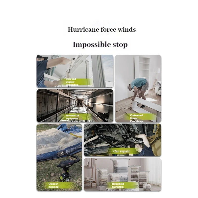 WORX 20 V bürstenlose Lithium-Batterie-Staubpistole WU093 Staubsammlergebläse (ohne Akku und Ladegerät)