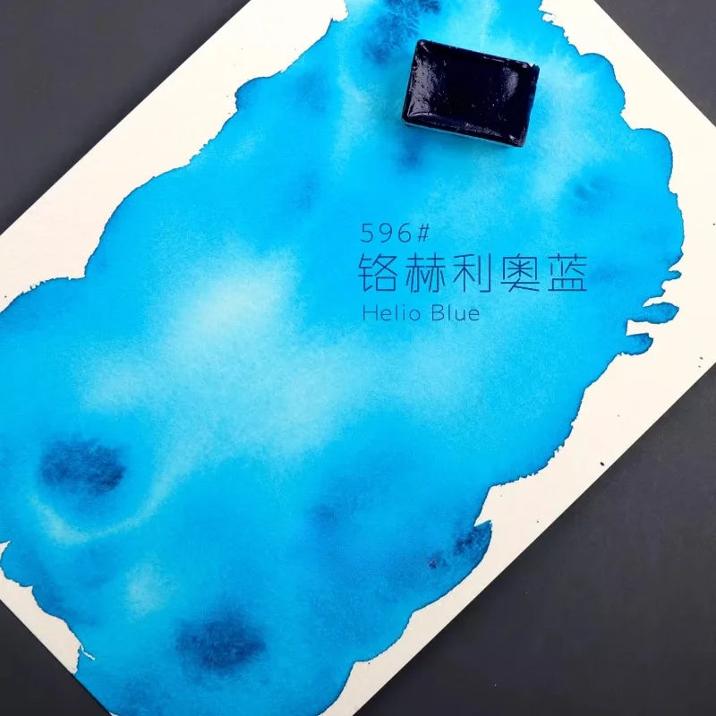 White Nights New Color Master Aquarellfarbe, solide volle Pfanne, orangefarbene Soda-Farbe, geschichtete Farbe, tragbare Malerei, Kunstbedarf
