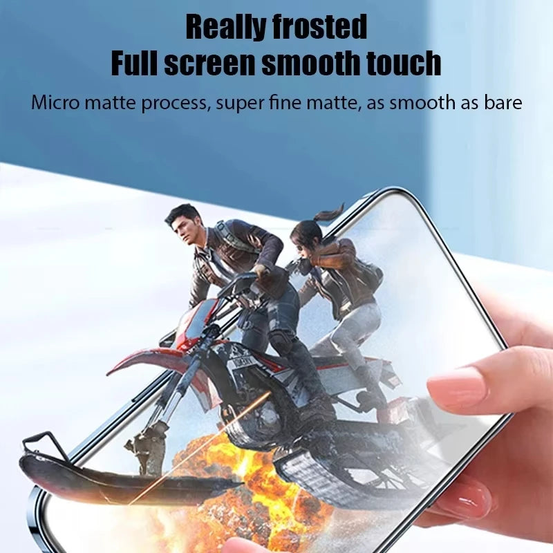 5PCS Matte Privatsphäre Displayschutzfolien Für iPhone 17 16 15 Pro Max 14 13 12 11 17Air X XR XS Max 7 8 Plus SE Anti Spy Keramik Film