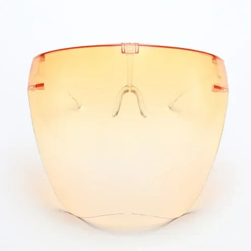 Vollgesichts-Sonnenbrille, Maske für Damen und Herren, schützende Gesichtsschutzbrille, bedeckte kugelförmige Linse, Anti-Spray-Fahrrad-Sonnenbrille