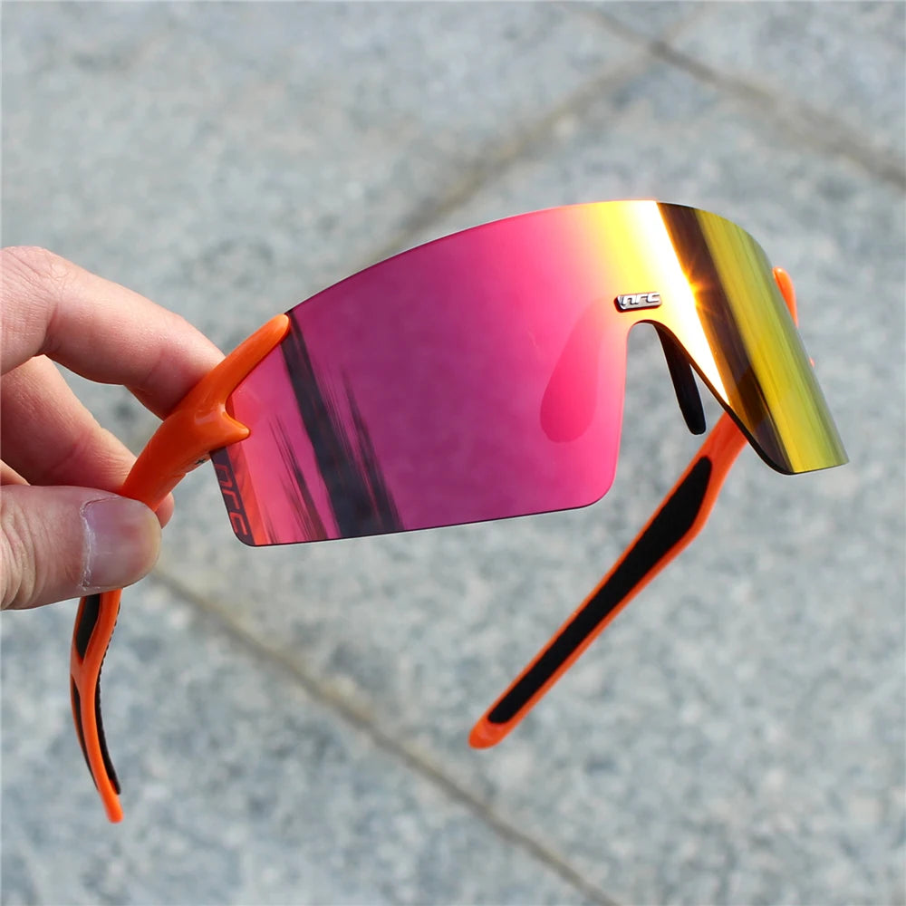 NRC Radfahren Sonnenbrille 1 objektiv UV400 TR90 Sport Fahrrad Brille MTB Mountainbike Angeln Wandern Reiten Brillen für Männer Frauen