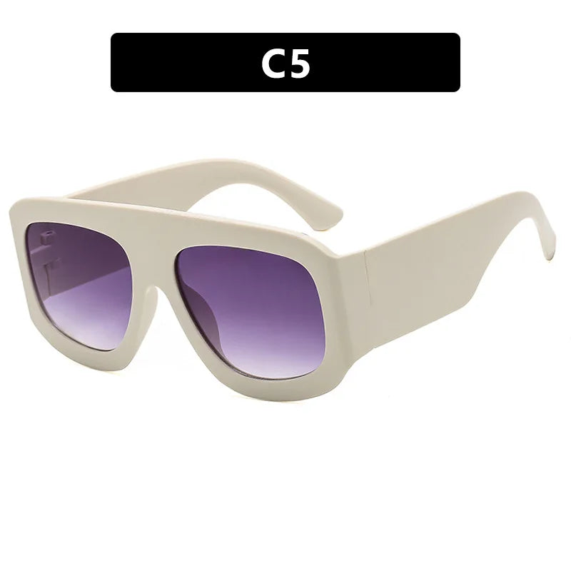 Übergroße quadratische Sonnenbrille für Männer und Frauen, 2025, neueste Mode, trendige INS-Partybrille, Unisex, stilvolles Accessoire, Freundschaftsgeschenke
