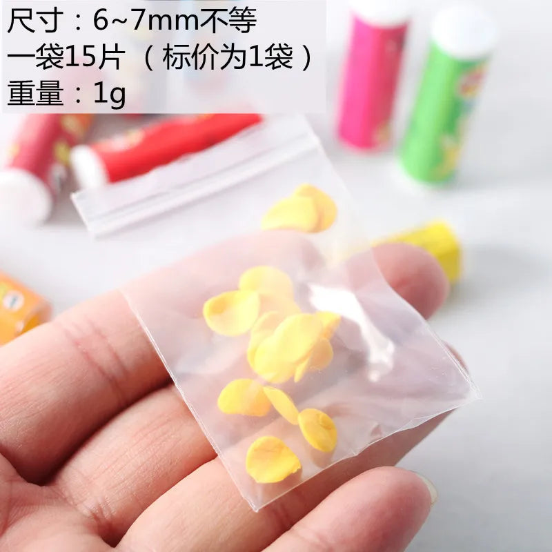 Neues Miniatur-Puppenhaus im Maßstab 1:6, Snack, Kartoffelchips, Lebensmittel für Barbies, Puppenhaus, Rollenspiel, Küchenspielzeug