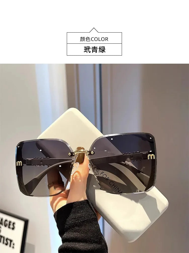 Ins Neue Fashion Square Sonnenbrille Frauen Luxus Designer Sonnenbrille Damen Vintage Trendy Fahren Brillen Gafas De Sol