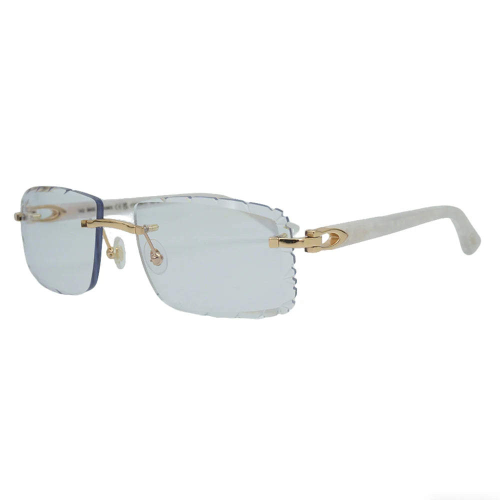 Sonnenbrille mit schlanken Metallrahmen: UV400-Schutz, trendiges Design für den täglichen und draußenbereich, schlanke Metall-Sonnenbrille