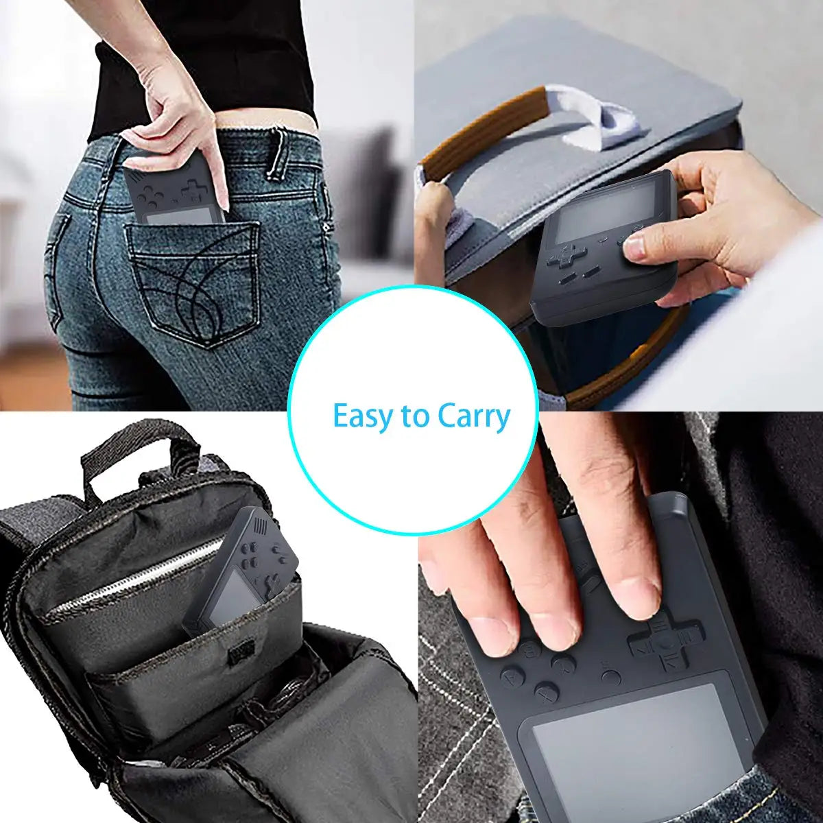 400 in 1 MINI-Spiele Handheld-Game-Spieler Tragbare Retro-Videokonsole Junge 8-Bit 3,0-Zoll-Farb-LCD-Bildschirm-Spiele