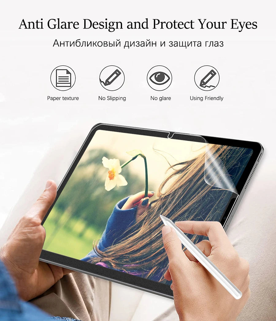 3 Stück Papiergefühl wie Displayschutzfolie für Lenovo Idea Tab Pro 12.7 2025 Film ohne Glas