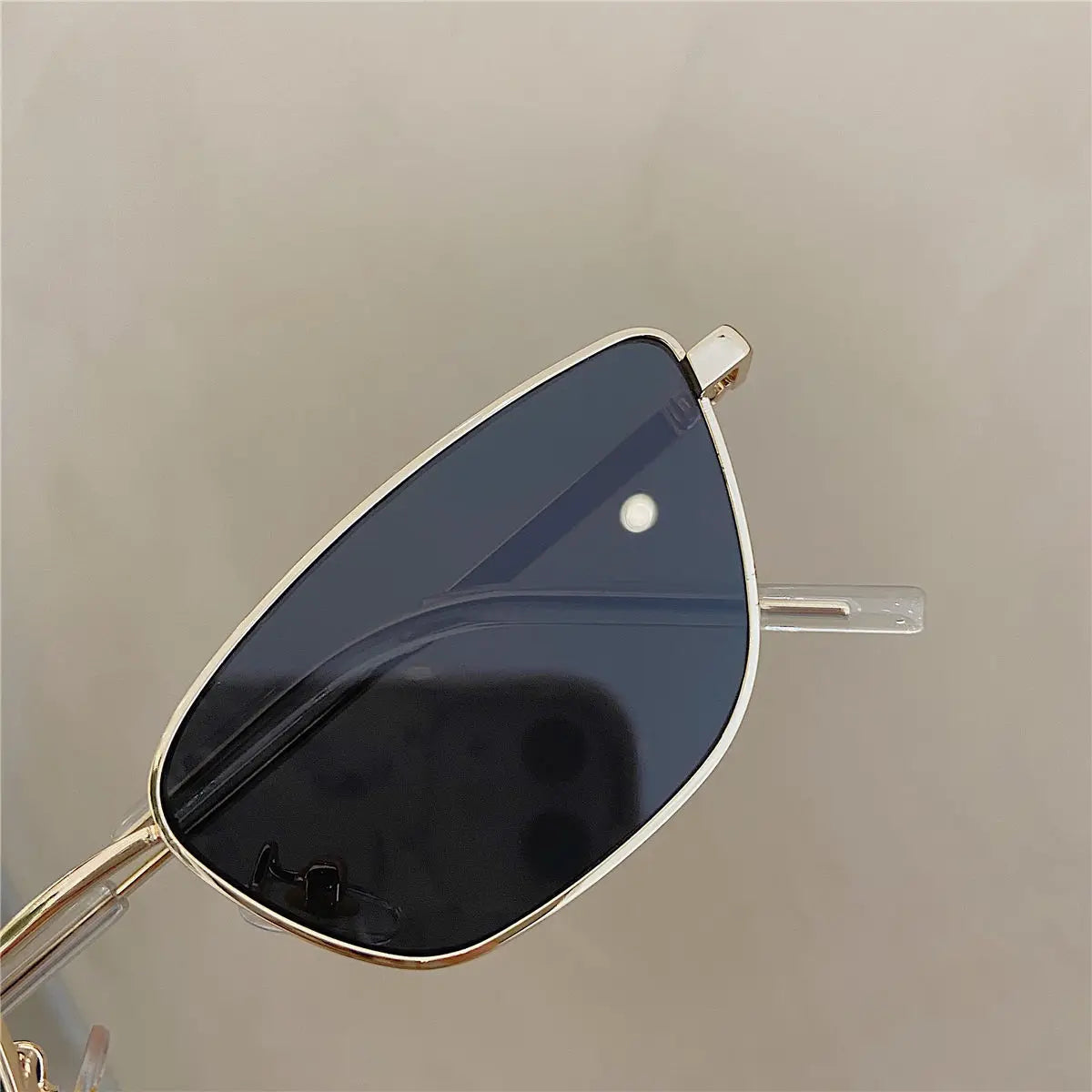 Sonnenbrille für Damen, klassisch, modisch, übergroß, antireflexig, Vintage, quadratisch, Metall-Sonnenbrille, Fahrbrille, UV400, О