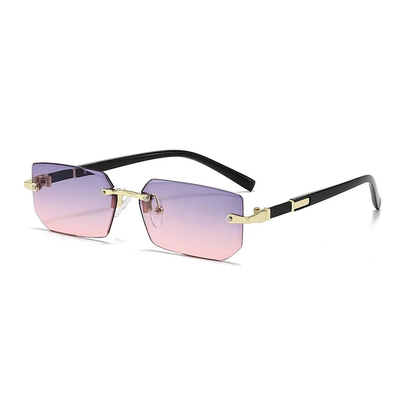 Mode High Definition Sonnenbrille Männer Damen Blau Licht Blockieren Augenschutz Brillen Randlose Quadratische Rahmen Brillen Goggle