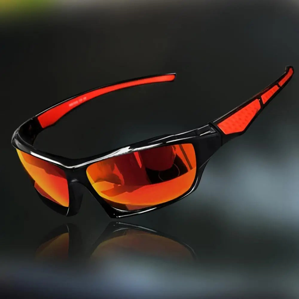 Polarisierte Sonnenbrille für Herren, umfassender Schutz, Sonnenbrille, bequemer, leichter Rahmen, Sportbrille zum Fahren, Angeln