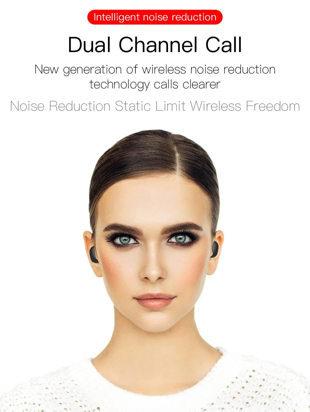 E6S TWS Drahtlose Kopfhörer Sport Wasserdichte Bluetooth 5,0 Kopfhörer Stereo Headset mit Mikrofon für Iphone Xiaomi Vivo Oppo
