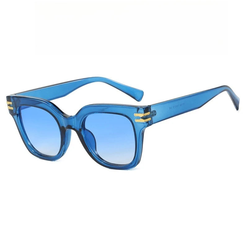 Quadratische, übergroße Sonnenbrille 2025, trendige Premium-UV-blockierende Fahrsonnenbrille für Männer und Frauen, Persönlichkeit, Unisex-Brillenschirme
