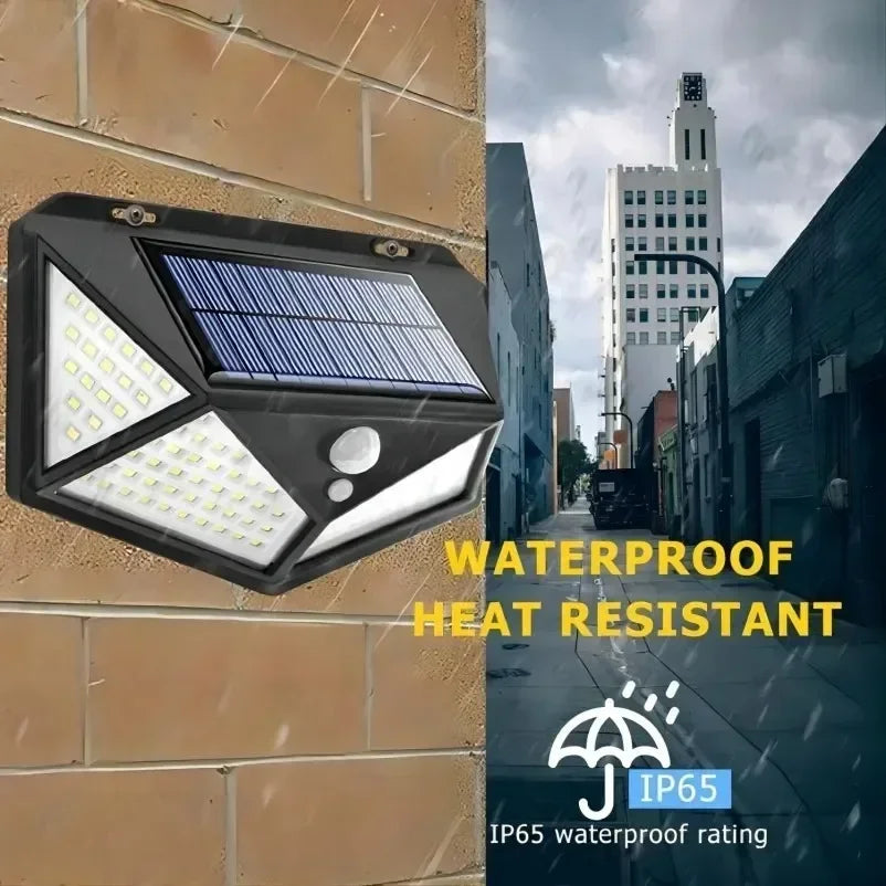 Multifunktionale Solarlampe für den Außenbereich, Gartendekoration, Solar-LED-Licht, wasserdicht, Sonnenlichtbetrieben, Strahler mit Bewegungssensor