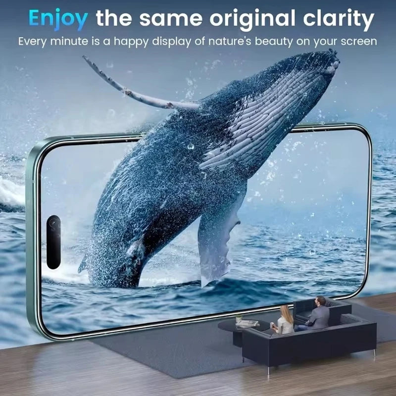 5Pcs Gehärtetem Glas Für iPhone 15 13 11 12 14 Pro Max Mini Screen Protector Für IPhone 16 17 8 plus X XR XS MAX Schutz Glas