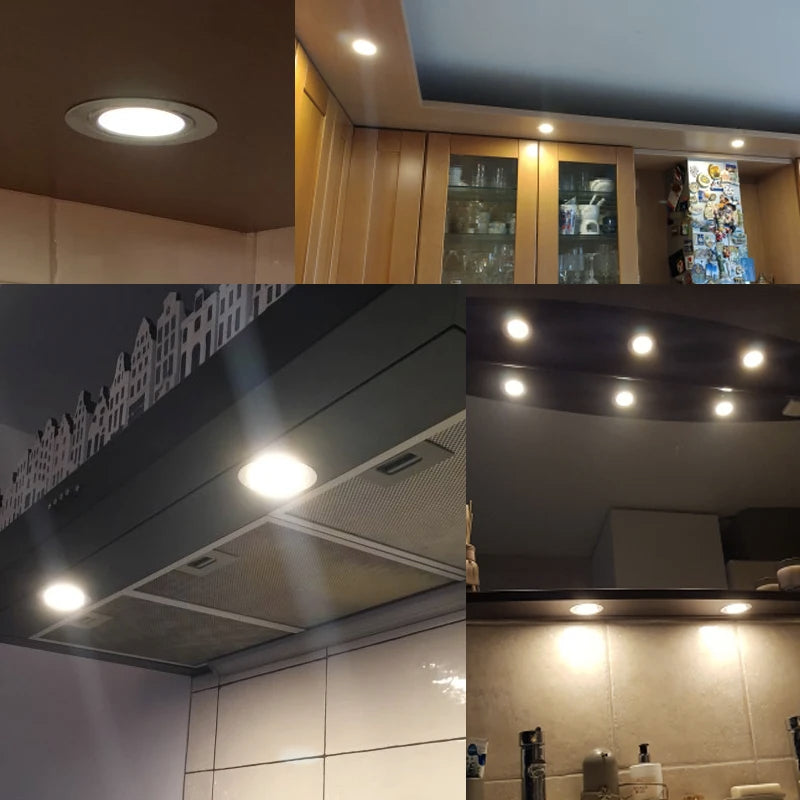 IP65 LED-Licht 12V Mini Down light dimmbar wasserdicht Scheinwerfer Decke Spot Einbau schlanke Lampe Küche Bad Schrank 3w rgbw