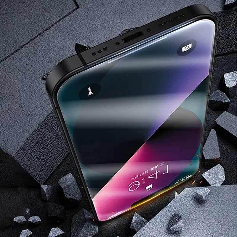 4 Stück Sichtschutz folie für iPhone 14 pro max 14 plus Anti-Spion-Glas für iPhone 13 15 12 11 Pro max 13 Mini gehärtetes Glas