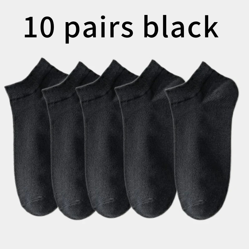 5Pairs Atmungsaktive Baumwolle Sport Strümpfe Männer Bambus Faser Herbst und Winter Männer Socken Schweiß Absorption Deodorant Business Sox