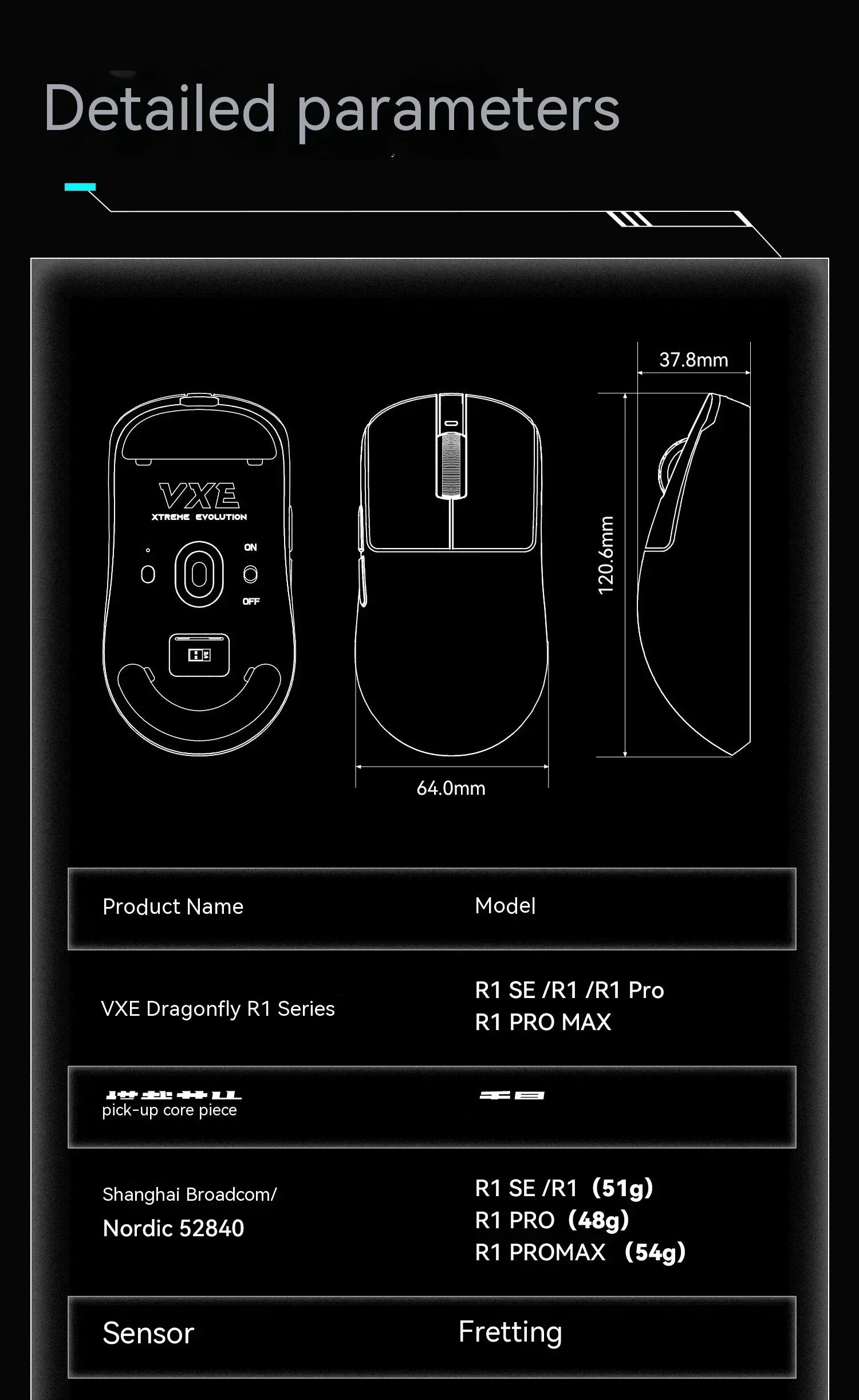 ATK Vxe Dragonfly R1 Maus Schwarz Weiß R1 Se Pro Maus 4K Empfänger Leichte PC Drahtlose Bluetooth Spiel E-sport Zubehör