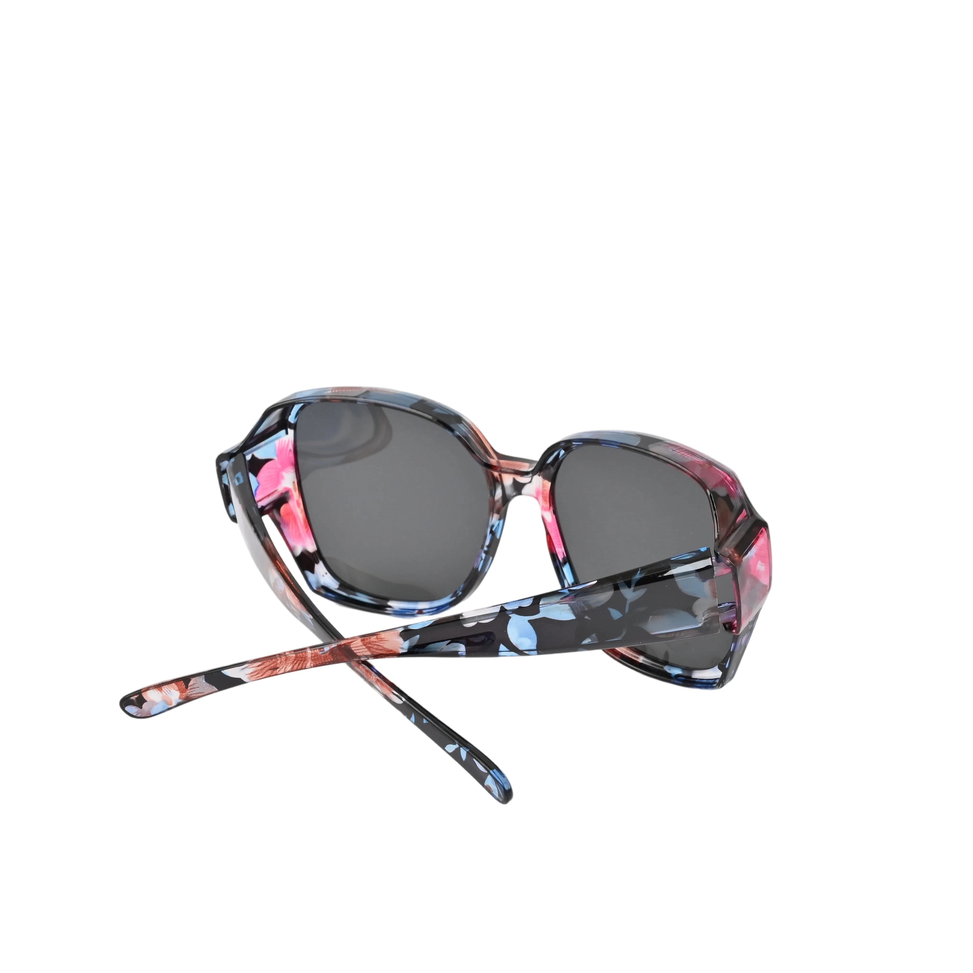 1 Stück Sonnenbrille zum Überziehen von Brillen, polarisiert, für Männer und Frauen, Wrap-Around-Brille, UV400-Schutz für Autofahren und Outdoor-Aktivitäten T01
