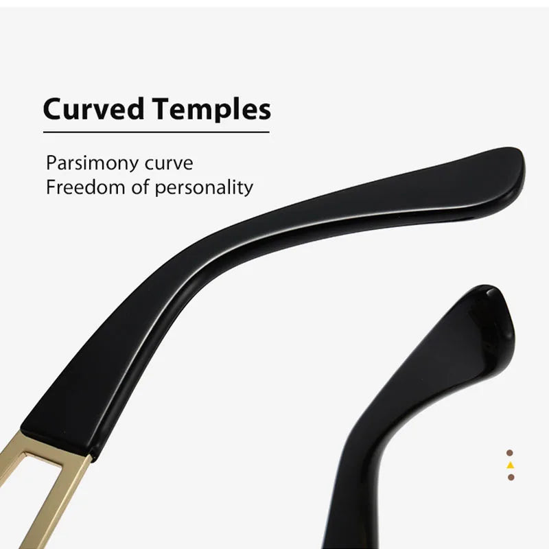 Neue stilvolle Sonnenbrille mit übergroßen Rahmen, trendiges Metalldesign, perfekt für Modeshows und coolen Streetstyle.