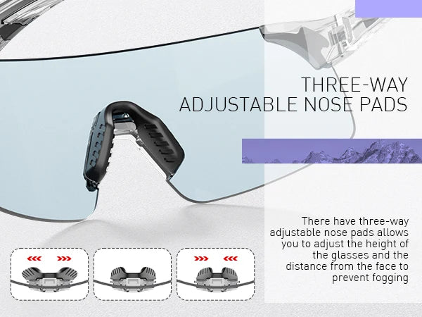 SCVCN Photochrome Sonnenbrille Outdoor Sport Fahrrad Radfahren Gläser Mann MTB Klettern Gläser Brillen Frauen Fahren Fahrrad Brille