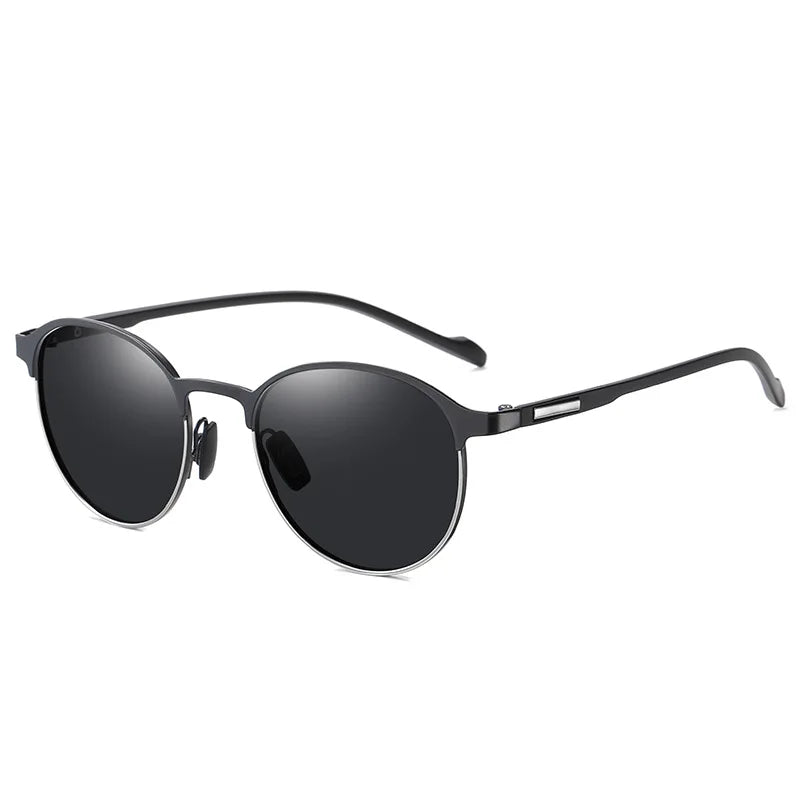 Polarisierte Sonnenbrille Fahren UV400 Schutz Sport Unisex Metall Brille Mode Blenden Halbrahmen Männer Fahrrad T522