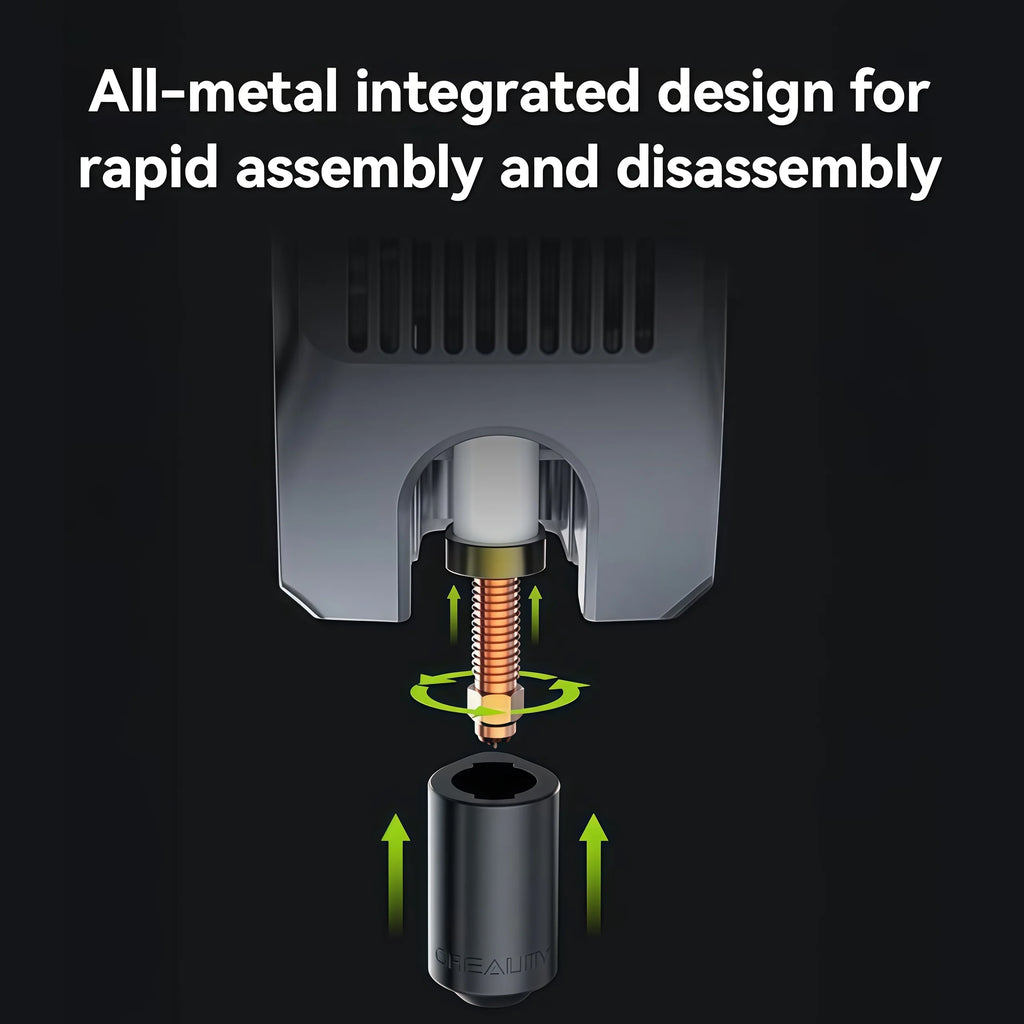 Creality Original K2 Plus Düsenset 0.4/0.6/0.8mm, gehärteter Stahl, hoher Durchfluss, 3D-Druckerzubehör