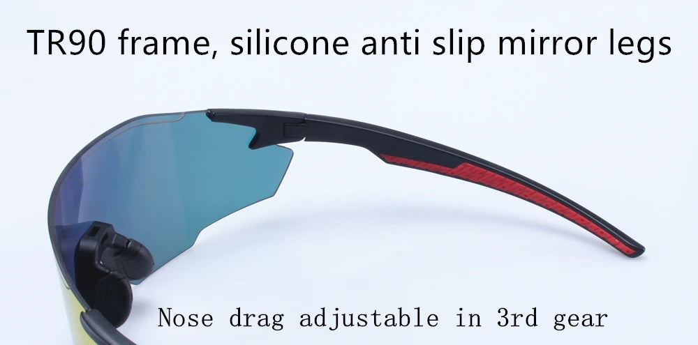 NRC Radfahren Sonnenbrille 1 objektiv UV400 TR90 Sport Fahrrad Brille MTB Mountainbike Angeln Wandern Reiten Brillen für Männer Frauen
