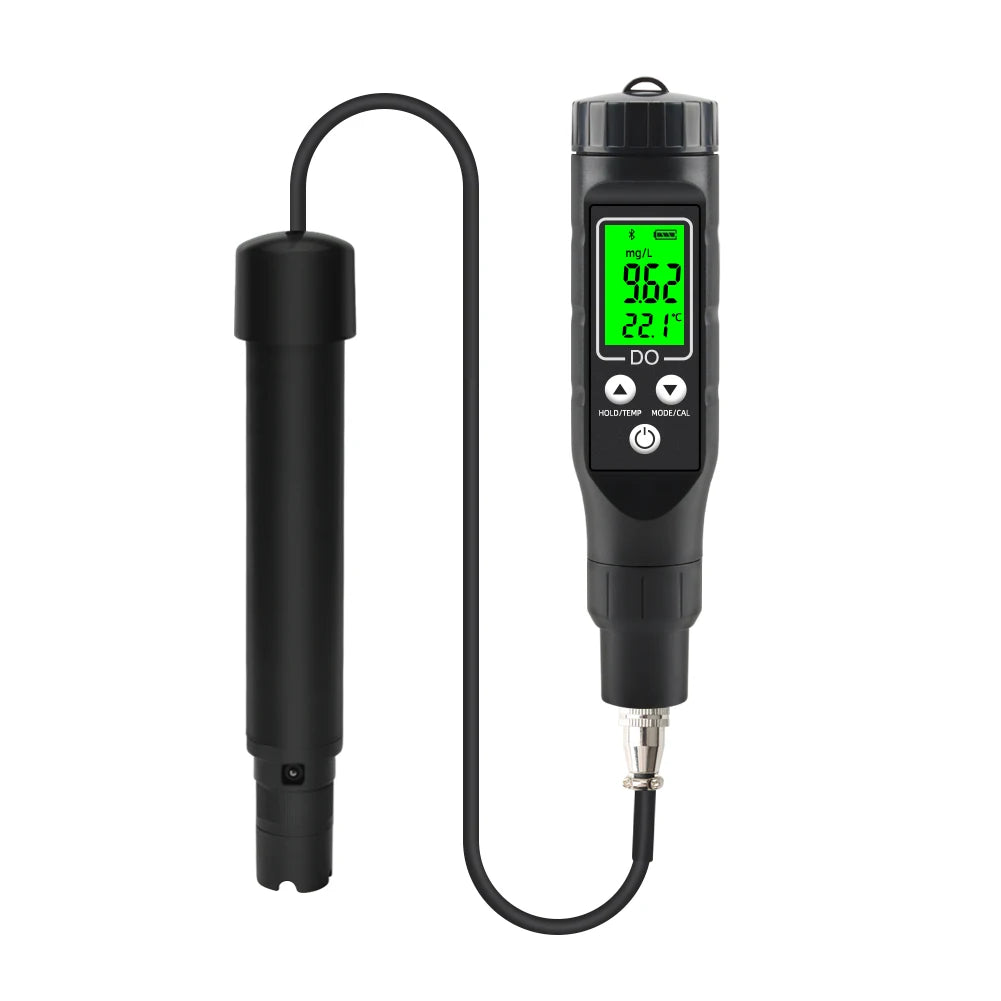 Bluetooth Digital Messgerät für gelösten Sauerstoff Profession eller Analysator für gelösten Sauerstoff Sauerstoff konzentration tester 0,0-40,0 mg/l