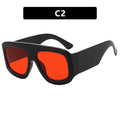 Übergroße quadratische Sonnenbrille für Männer und Frauen, 2025, neueste Mode, trendige INS-Partybrille, Unisex, stilvolles Accessoire, Freundschaftsgeschenke