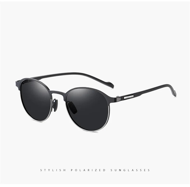 Polarisierte Sonnenbrille Fahren UV400 Schutz Sport Unisex Metall Brille Mode Blenden Halbrahmen Männer Fahrrad T522